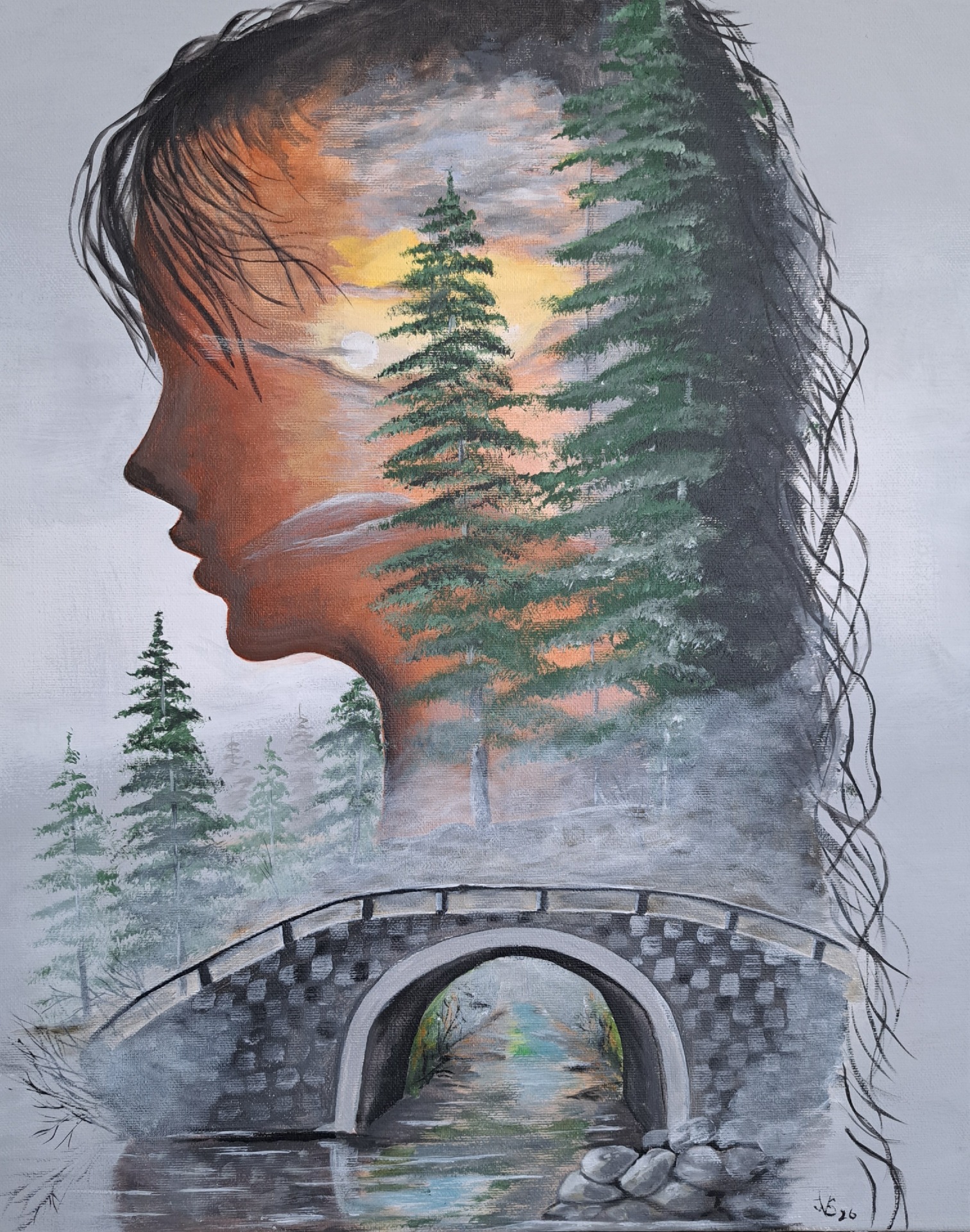 Akryl na plátně 40x50 cm
cena 4600 Kč