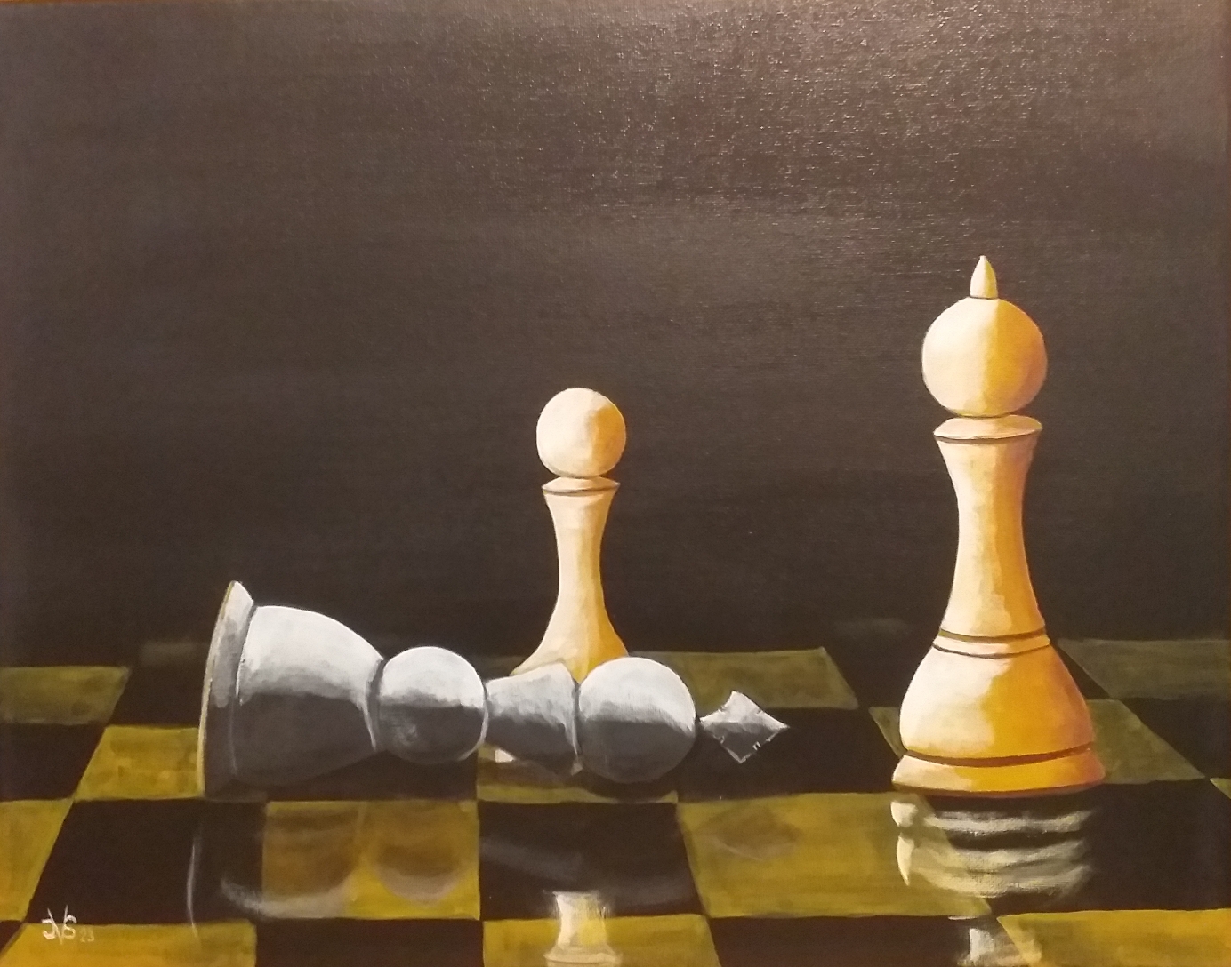Akryl na plátně 50x40  
Cena  2900,- Kč